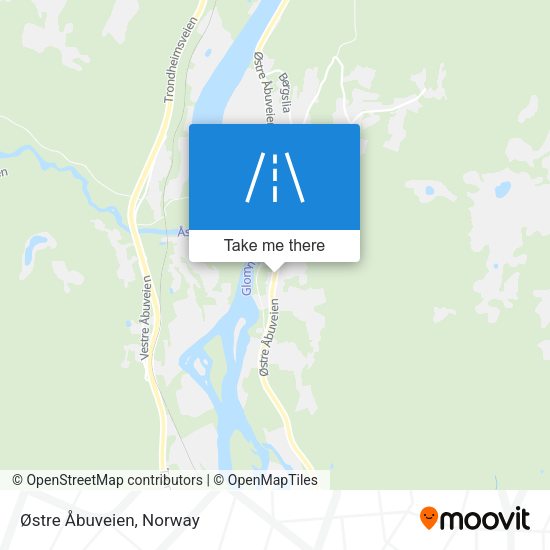 Østre Åbuveien map