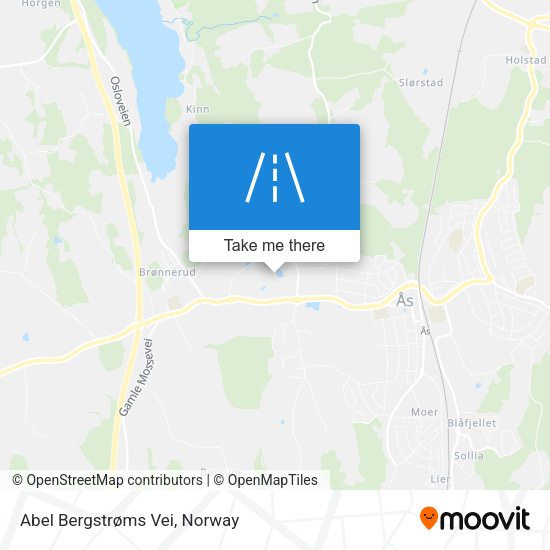 Abel Bergstrøms Vei map