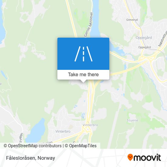 Fålesloråsen map