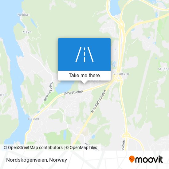 Nordskogenveien map