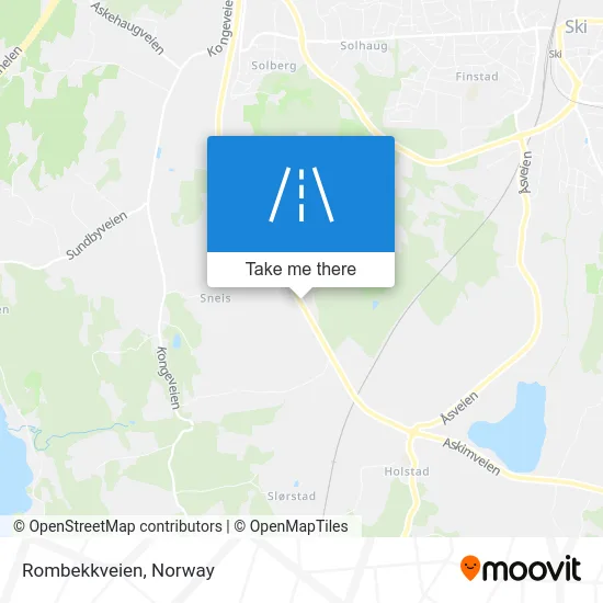 Rombekkveien map