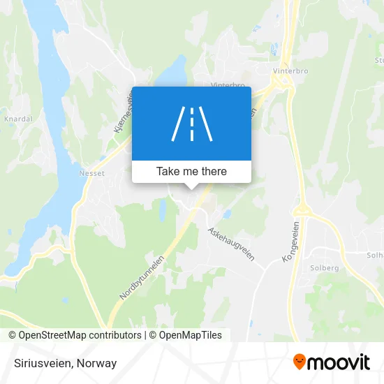 Siriusveien map