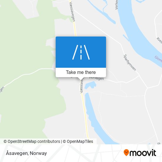 Åsavegen map