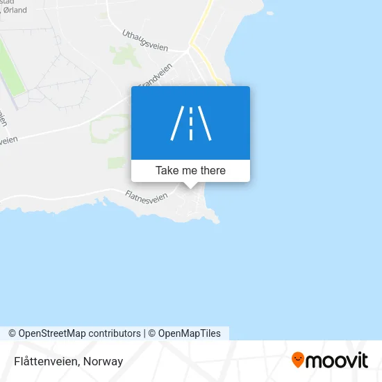 Flåttenveien map