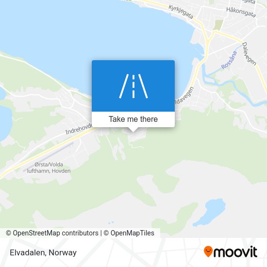 Elvadalen map