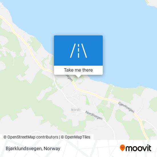 Bjørklundsvegen map