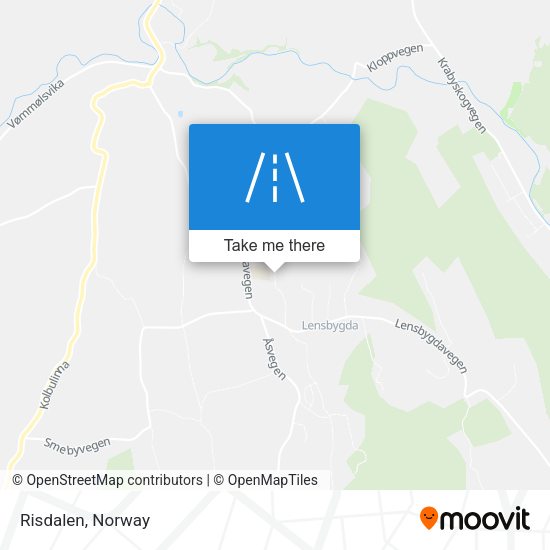 Risdalen map