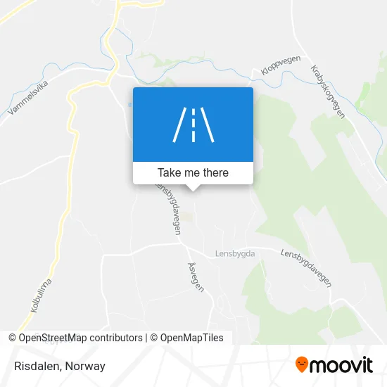 Risdalen map