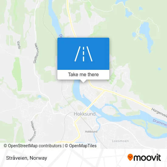 Stråveien map
