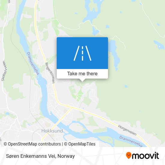 Søren Enkemanns Vei map