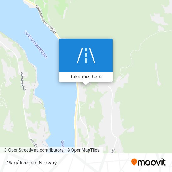 Mågålivegen map