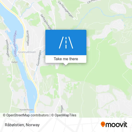 Råbølstien map