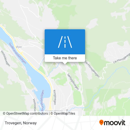 Trovegen map