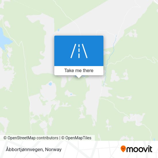 Åbbortjønnvegen map