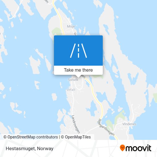 Hestasmuget map