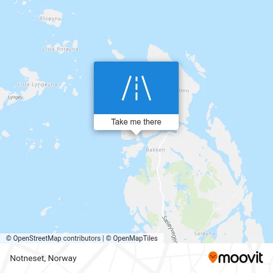Notneset map