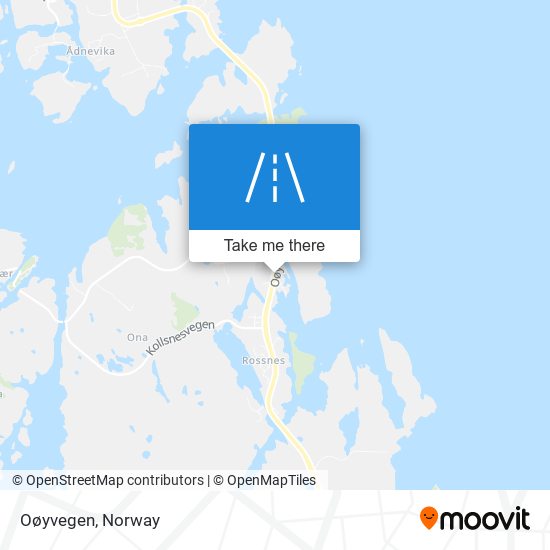 Oøyvegen map