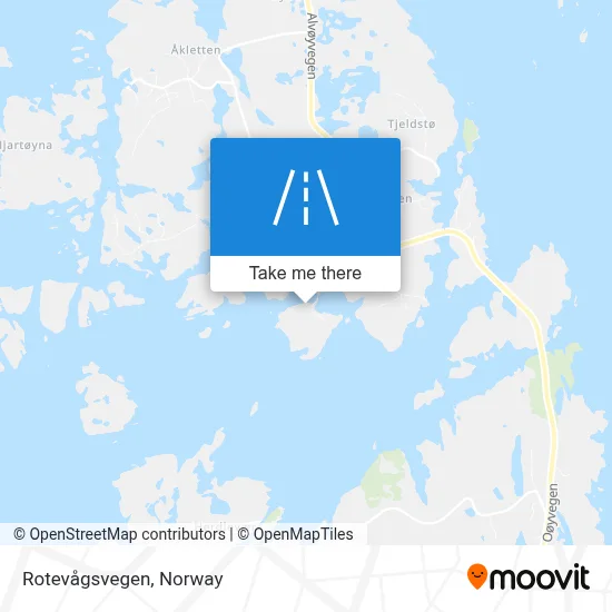 Rotevågsvegen map