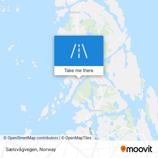 Sælsvågvegen map