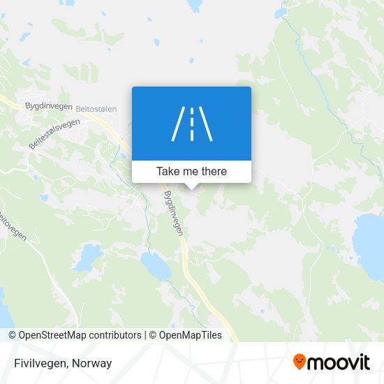 Fivilvegen map