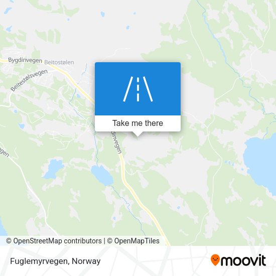 Fuglemyrvegen map