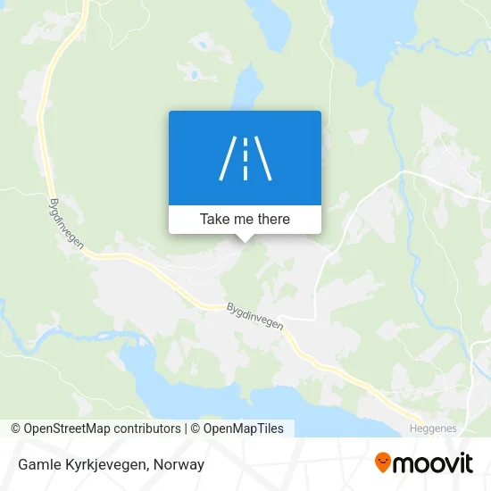 Gamle Kyrkjevegen map