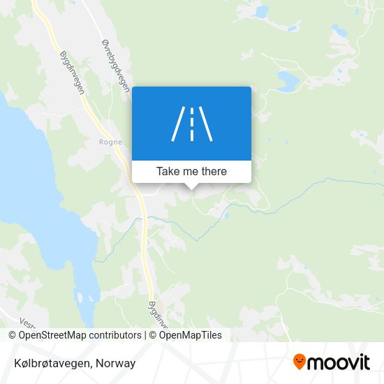 Kølbrøtavegen map