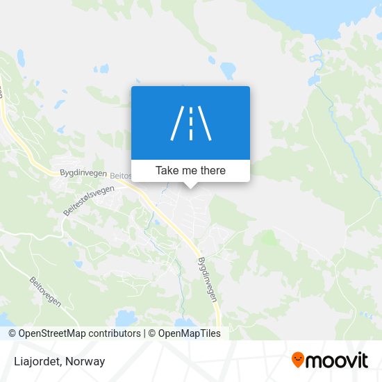 Liajordet map