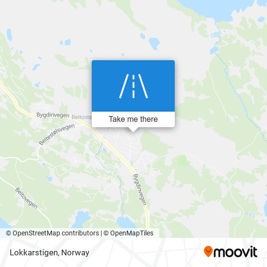 Lokkarstigen map