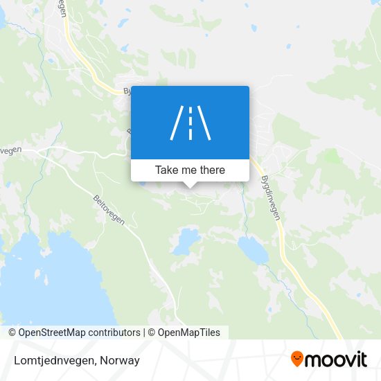 Lomtjednvegen map