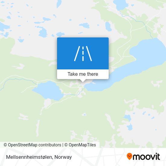 Mellsennheimstølen map