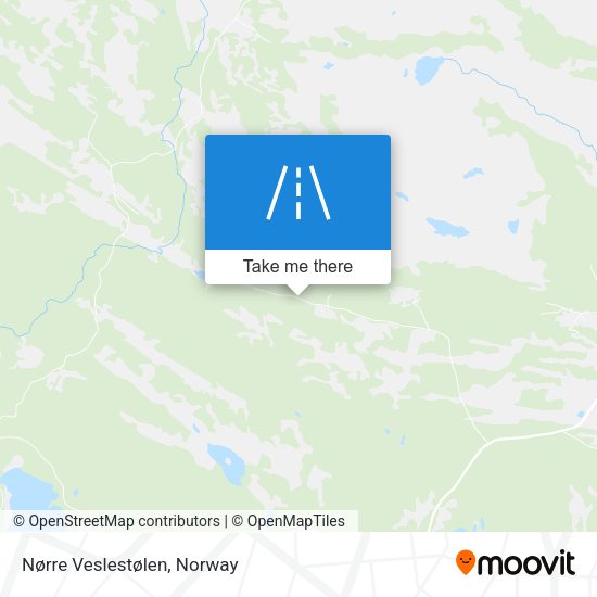 Nørre Veslestølen map