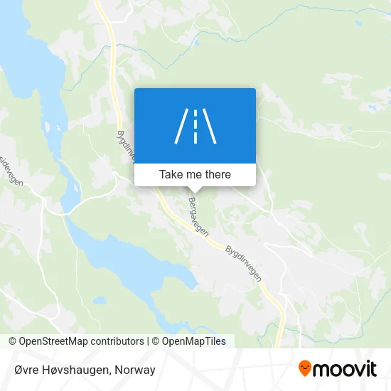Øvre Høvshaugen map