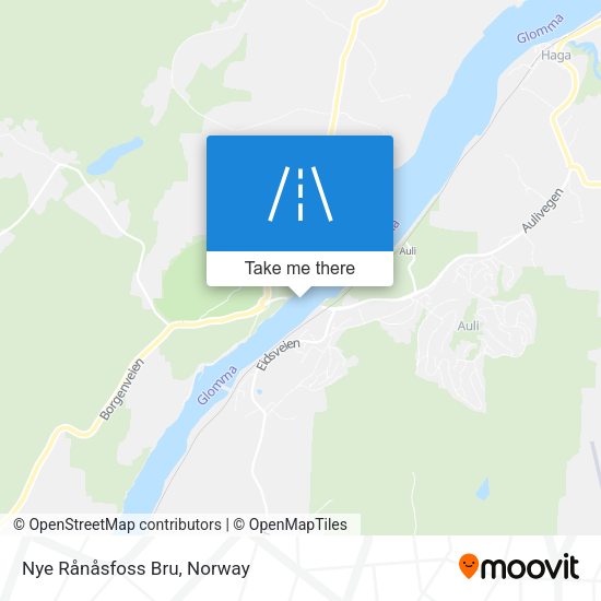 Nye Rånåsfoss Bru map