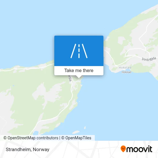 Strandheim map