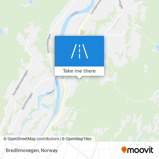 Bredlimovegen map