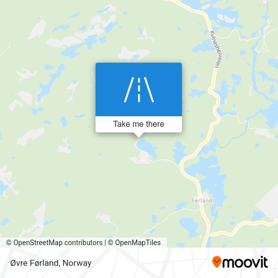Øvre Førland map