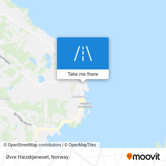 Øvre Hauskjeneset map
