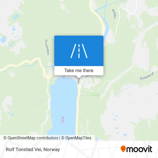 Rolf Tonstad Vei map