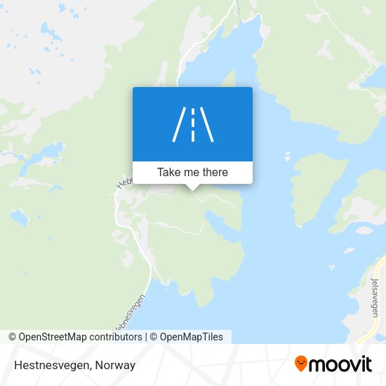 Hestnesvegen map