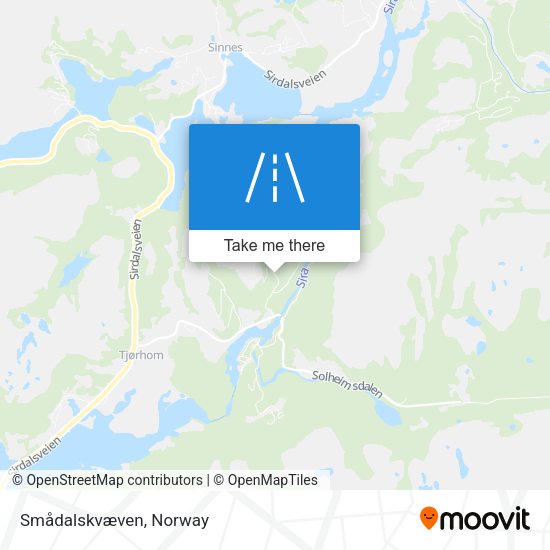 Smådalskvæven map