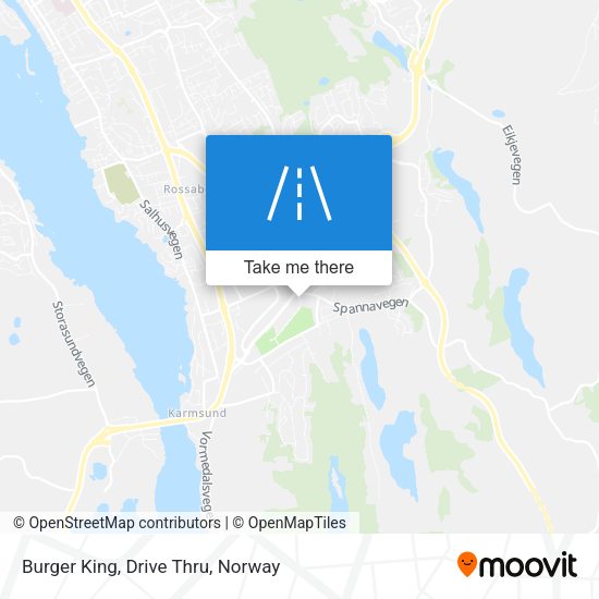 Burger King, Drive Thru map