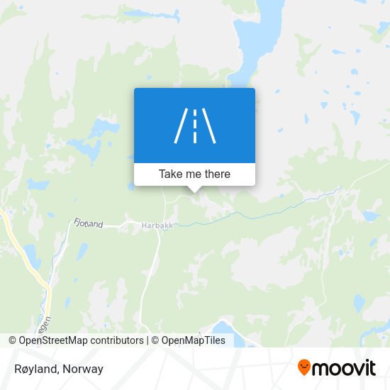 Røyland map