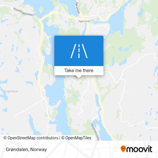 Grøndalen map