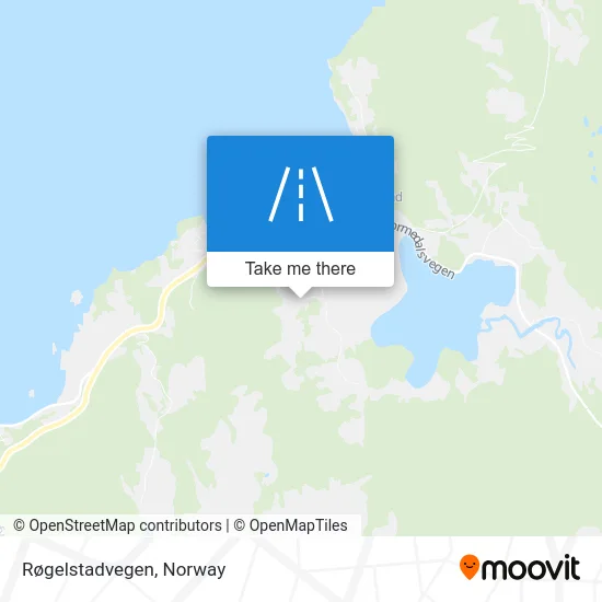 Røgelstadvegen map