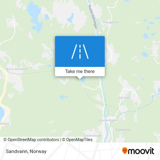 Sandvann map