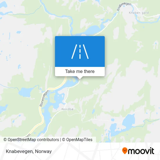 Knabevegen map