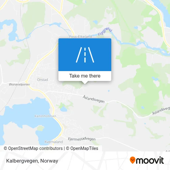Kalbergvegen map