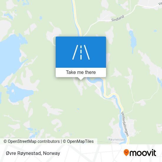 Øvre Røynestad map