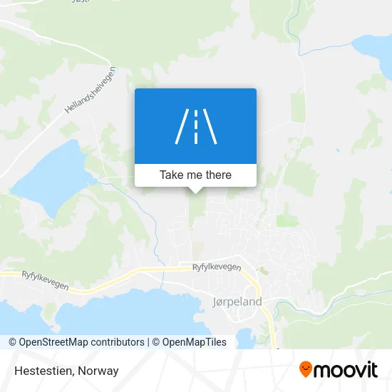 Hestestien map